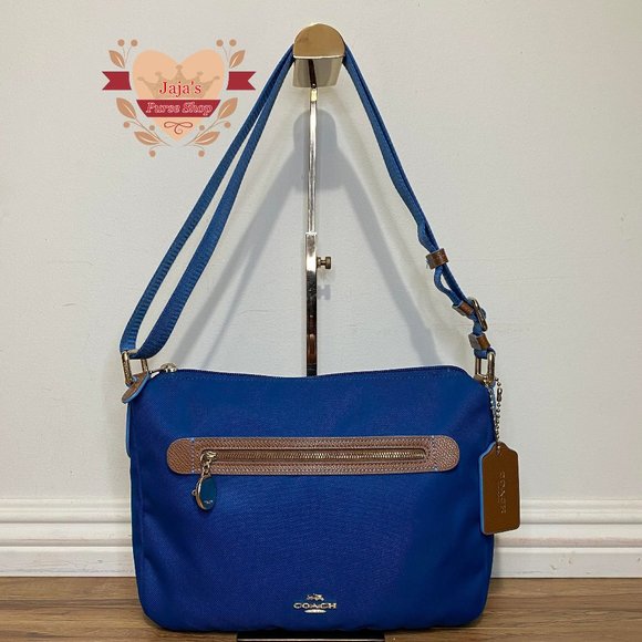 Coach Handbags - 💙Coach Fabric-Polyester W/ Leather Bag💙